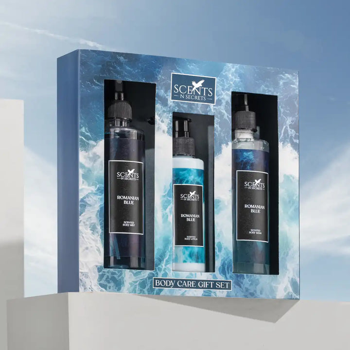 Romanian Blue Bath and Body Care Set